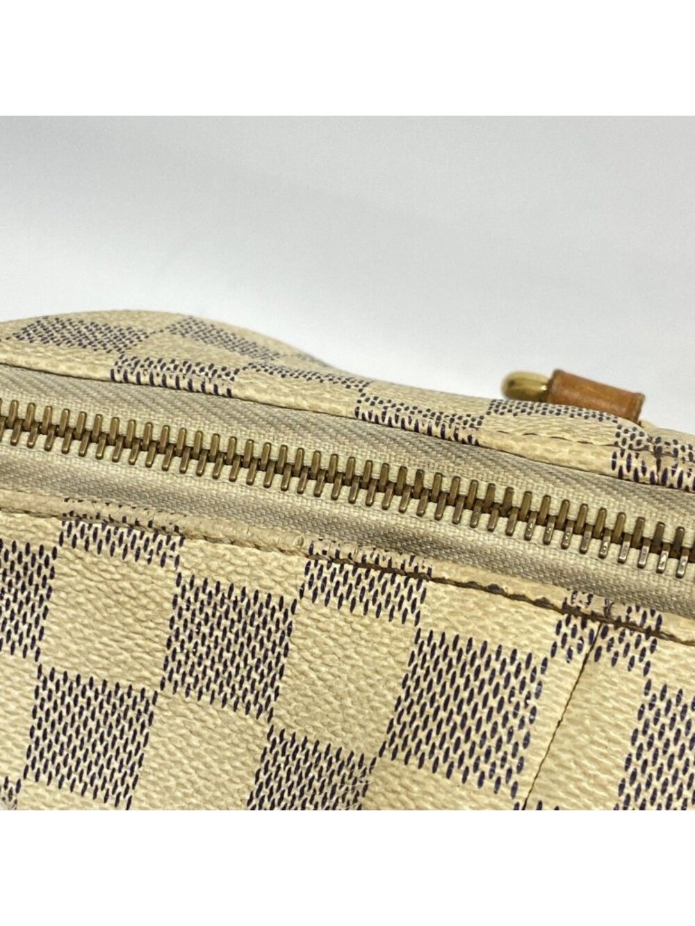 Louis Vuitton Tote Damier Azur Totally MM White - Picture 8 of 10